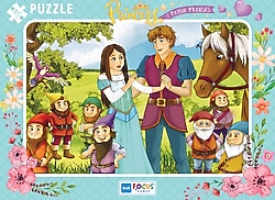 Blue Focus Princess Pamuk Prenses 72 Parça Puzzle BF254