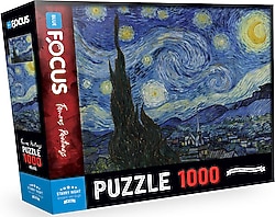 Blue Focus Starry Night 1000 Parça Puzzle BF269