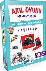 Blue Focus Memory Taşıtlar Akıl Oyunu 48 Parça