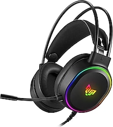 Blueforce Hopper RGB 7.1 USB Kablolu Kulak Üstü Oyuncu Kulaklığı