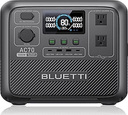 Bluetti AC70P 768 Wh 1000 W Taşınabilir Güç Kaynağı