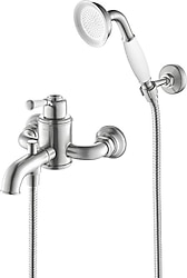 Bocchi Burlington 1004-0030-AB Antik Siyah El Duşlu Duş Seti