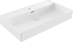 Bocchi Milano 1377-002-0126 80 cm Mat Beyaz Tezgah Üstü Lavabo