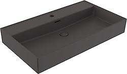 Bocchi Milano 1377-020-0126 80 cm Mat Antrasit Tezgah Üstü Lavabo
