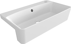 Bocchi Milano 1527-001-0199 Yarım Tezgah Parlak Beyaz Lavabo