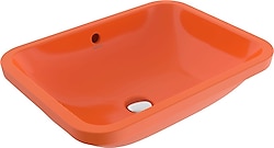 Bocchi Scala 1006-012-0125 55 cm Parlak Turuncu Tezgah Altı Lavabo