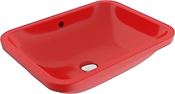 Bocchi Scala 1006-019-0125 55 cm Parlak Kırmızı Tezgah Altı Lavabo