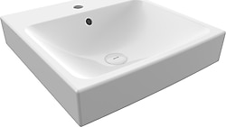 Bocchi Scala 1076-001-0126 Parlak Beyaz Tezgah Üstü Lavabo