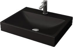 Bocchi Scala 1077-004-0126 Mat Siyah 60 cm Tezgah Üstü Lavabo