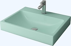 Bocchi Scala 1077-033-0126 60 cm Mat Mint Yeşil Tezgah Üstü Lavabo