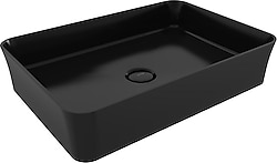 Bocchi Sottile Slim Line 1476-005-0125 55 cm Parlak Siyah Tezgah Üstü Lavabo
