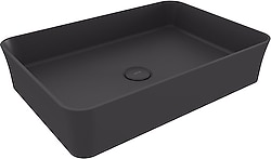 Bocchi Sottile Slim Line 1476-020-0125 55 cm Mat Antrasit Tezgah Üstü Lavabo