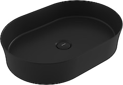 Bocchi Sottile Slim Line 1521-004-0125 Mat Siyah Tezgah Üstü Lavabo