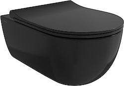Bocchi V-Tondo Rimless 1416-004-0128 Mat Siyah Asma Klozet