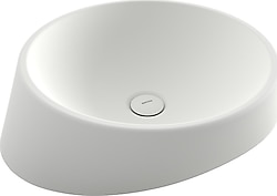 Bocchi Venezia 1010-002-0125 44 cm Mat Beyaz Çanak Lavabo