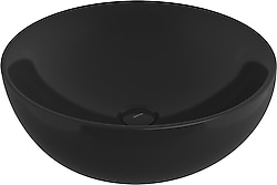 Bocchi Venezia 1119-005-0125 45 cm Parlak Siyah Çanak Lavabo
