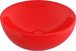 Bocchi Venezia 1119-019-0125 45 cm Parlak Kırmızı Çanak Lavabo