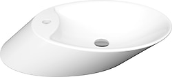 Bocchi Vessel 1021-002-0126 72 cm Mat Beyaz Çanak Lavabo