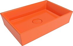 Bocchi Vessel 1172-012-0125 56 cm Parlak Turuncu Tezgah Üstü Lavabo