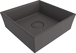 Bocchi Vessel 1173-020-0125 38 cm Mat Antrasit Tezgah Üstü Lavabo