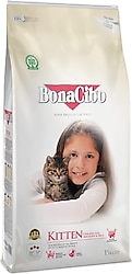 BonaCibo Kitten 15 Kg Tavuklu ve Hamsili Yavru Kedi Maması