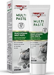 BonaCibo Multivitamin 100 gr Malt Kedi Macunu