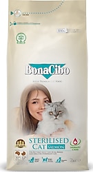 BonaCibo Somonlu 2 kg Kısırlaştırılmış Yetişkin Kedi Maması