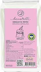 Bonatelli Organik İrmik 500 gr