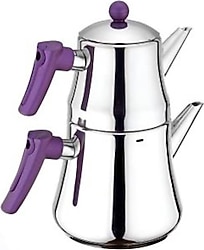 Bonera Petra Bakalit Kulp Jumbo Boy Çelik Çaydanlık