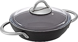 Bonera Pro Plus 20 cm Cam Kapaklı Çift Kulp Granit Omlet Sahan