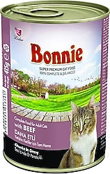 Bonnie Dana Etli 400 gr Yetişkin Konserve Kedi Maması