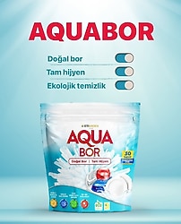 Boron Aquabor Bulaşık Makinesi Tableti 30'lu