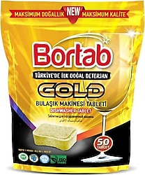 Bortab Gold Bulaşık Makinesi Tableti 50'li