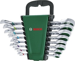 Bosch 1600A027PS 1/4" Cırcırlı 8 Parça Kombine Anahtar Seti