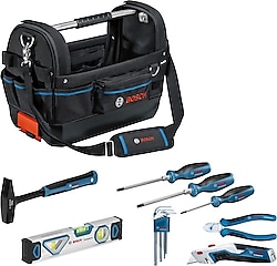 Bosch GWT 20 1600A02H5B 8 Parça Bez El Takım Çantası Seti