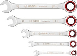 Bosch 1600A02Z3D 5 Parça Cırcırlı Kombine Anahtar Takımı