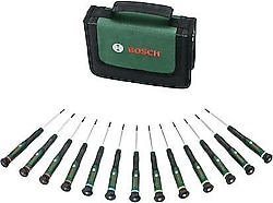 Bosch 1600A02Z9N 12 Parça Hassas Tornavida Seti