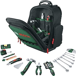 Bosch 1600A02ZA1 60 Parça Bez Sırt Takım Çantası Seti