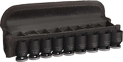 Bosch 2608003036 3/8" 9 Parça Havalı Lokma Takımı