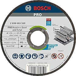 Bosch 2608603169 115x1 mm Inox Kesici Disk