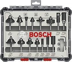 Bosch 2607017471 15 Parça 6 mm Pro Karışık Freze Seti