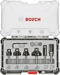 Bosch 2607017468 6 Parça 6 mm Pro Karışık Freze Seti