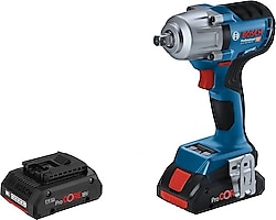Bosch GDS 18V-450 PC Çift Akülü 4 Ah Darbeli Somun Sıkma Makinesi