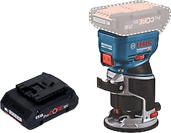 Bosch GKF 18V-8 Tek Akülü 4 Ah Freze
