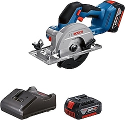 Bosch GKS 18V-51 Çift Akülü 4 Ah Daire Testere