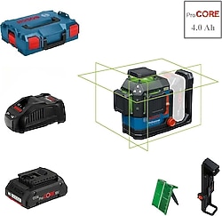 Bosch GLL 18V-120-33 CG Yeşil Tek Akülü 4 Ah Lazer Hizalama