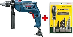 Bosch GSB 550 550 W Darbeli Matkap + 27 Parça Matkap Vidalama Ucu Seti