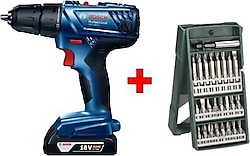 Bosch GSR 180-Li Akülü Darbesiz Matkap + 25 Parça Vidalama Ucu
