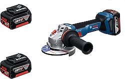 Bosch GWS 18V-11 S Çift Akülü 5 Ah Taşlama Makinesi