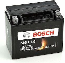 Bosch M6 014 12 V 10 Ah 150 A EN Motosiklet Aküsü